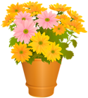 Flower Pot Transparent PNG Clip Art Image