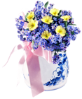 Flowers in Vase PNG Clip Art Image