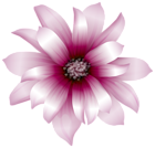 Large Pink Flower Transparent PNG Clip Art Image