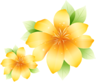 Large Yellow Flower Clipart