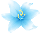 Lily Flower Blue PNG Transparent Clipart