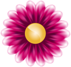 Magenta Flower Transparent Clipart