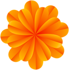 Orange Flower Decorative Clipart