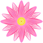 Pink Flower Deco PNG Transparent Clipart