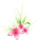 Pink Flower PNG Clip-Art Image