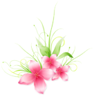 Pink Flower PNG Clip-Art Image | Gallery Yopriceville - High-Quality