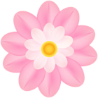 Pink Flower Soft Decorative PNG Clipart