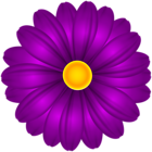 Purple Flower Decor PNG Clipart