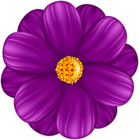 Purple PNG Flower Decorative Clipart
