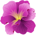 Purple Wild Flower PNG Clipart