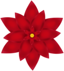 Red Flower Decor PNG Clipart