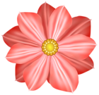 Red Flower Decoration Clipart Image