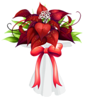 Red Flowers Bouquet PNG Clipart Image