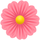 Red PNG Flower Transparent Clipart