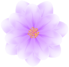 Soft Purple Flower PNG Transparent Clipart