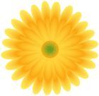 Yellow Deco Flower PNG Clipart