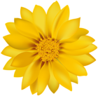 Yellow Flower Transparent Clip Art Image