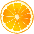 Circle Orange Slice PNG Clipart Image