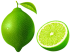 Green Lime PNG Vector Clipart Image