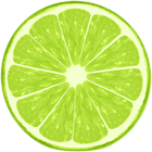 Green Lemon Slices PNG Clipart