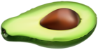Half Avocado PNG Clip Art Image