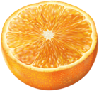 Half Orange Transparent PNG Clip Art