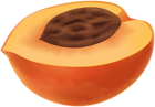 Half Peach PNG Clipart