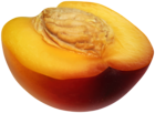 Half Peach Transparent PNG Clip Art