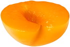 Half of Peeled Peach Transparent Image