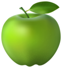 Large Green Apple PNG Transparent Clipart