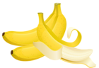 Large Painted Bananas PNG Clipart