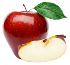 Large Red Apple PNG Clipart