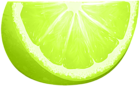 Lime Slice PNG Clip Art Image
