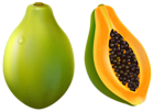 Papaya PNG Vector Clipart Image