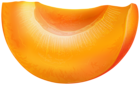 Peach Piece PNG Transparent Clipart