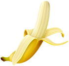 Peeled Banana PNG Clipart Image