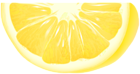 Piece of Lemon PNG Clip Art Image