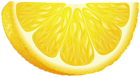 Piece of Lemon PNG Clipart