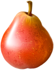 Red Pear Transparent PNG Clip Art Image