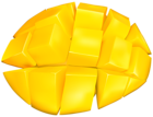 Sliced Mango PNG Clip Art Image
