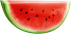 Watermelon Slice Transparent Clip Art Image