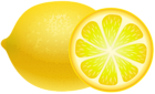 Yellow Lemon PNG Clip Art Image