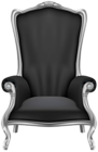 Arm Chair Black PNG Clipart