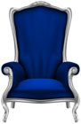 Arm Chair Blue PNG Clipart