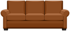 Brown Sofa PNG Clipart