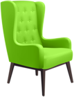 Green Chair PNG Clipart