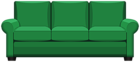 Green Sofa PNG Clipart