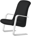 Modern Black Chair PNG Clipart
