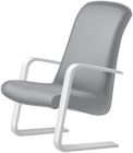 Modern Grey Chair PNG Clipart