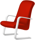 Modern Red Chair PNG Clipart